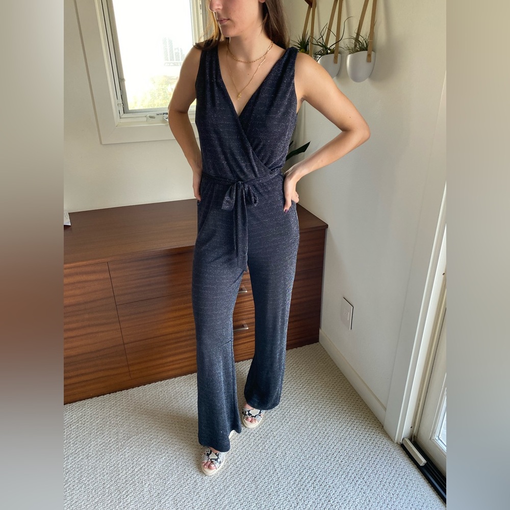 Catherine Malandrino Gorgeous silver pantsuit
